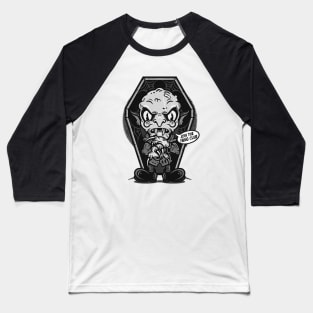 Nosferatu Old 1930s Cartoon Art Vintage Horror Movie Gothic Halloween Vampire Baseball T-Shirt